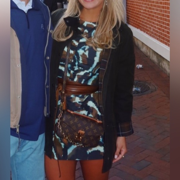 AMUR Multicolor Abstract Print Dress - Picture 3 of 3